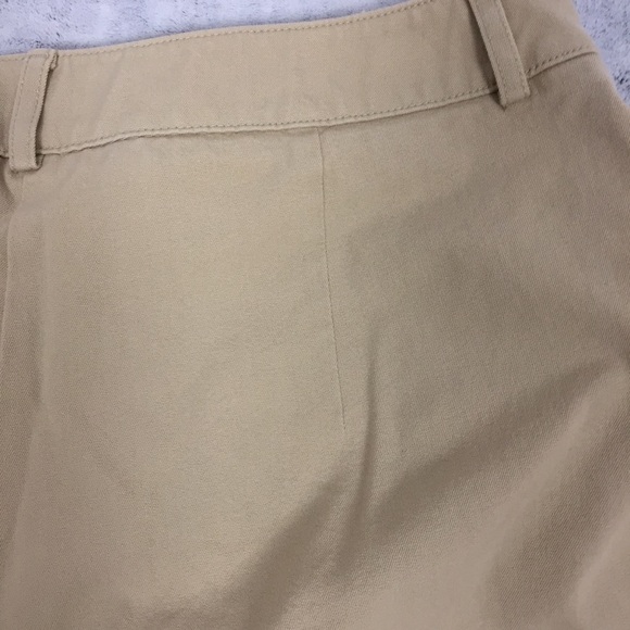 Talbots Petites Pants Womens 12 Beige Stretch Dress Pants High Waisted - Picture 9 of 13